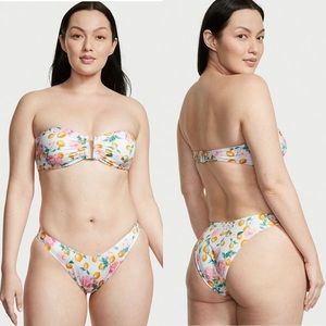 NWT Victoria Secret White Lemon Brazilian Bikini Bottom (Women’s Size M)